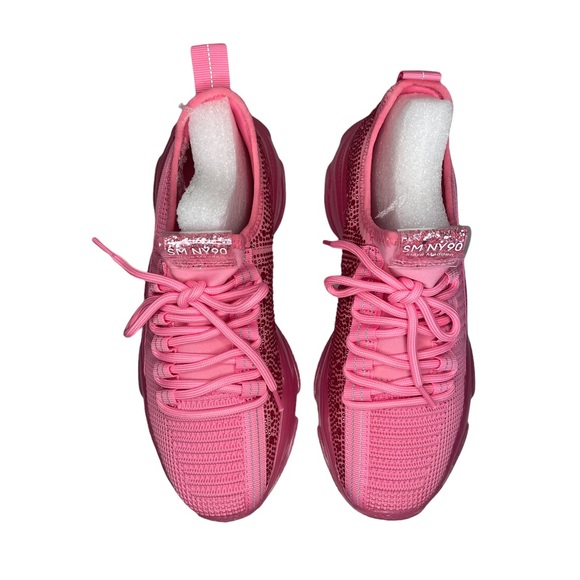Steve Madden MAXIMA HOT PINK SNEAKERS - Picture 6 of 6